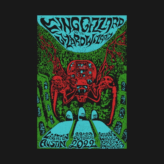 King Gizzard & Lizard Wizard Spider by demarsi anarsak