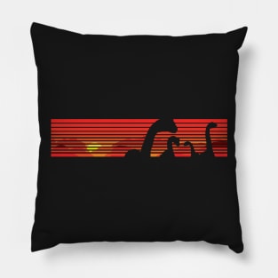 Retro Energy Stripes Pillow