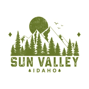 Sun Valley Idaho Mountain Souvenir T-Shirt