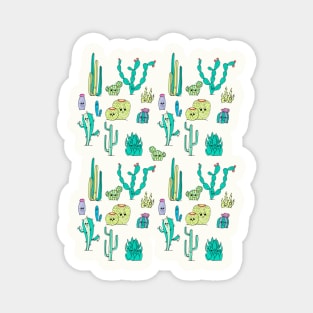 Desert Friends I (Cactus) Magnet