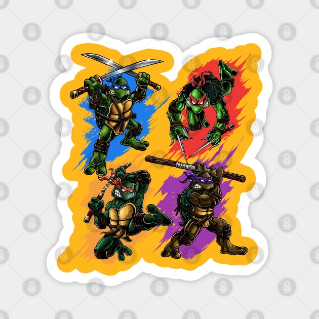 Teenage mutant ninja Turtles Magnet by Ale_jediknigth