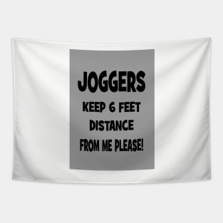 Joggers - keep your distance Tapestry