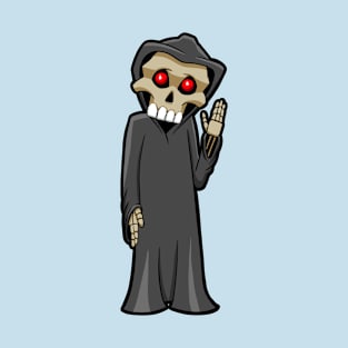 Grim Reaper Cartoon Hello T-Shirt