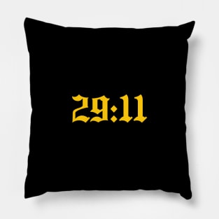 Jeremiah 29:11 Blackletter Design Pillow