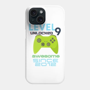 Level 9 Unlocked Awesome 2012 Video Gamer Phone Case