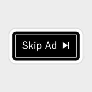 Skip Ad Sticker Magnet