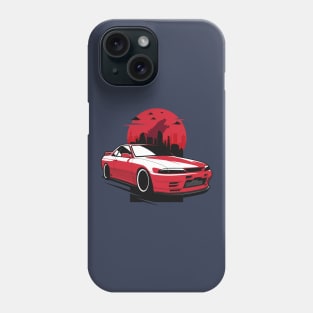 Red R32 Skyline GTR City Phone Case