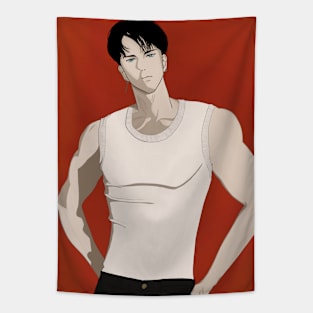 Man Illustration Tapestry