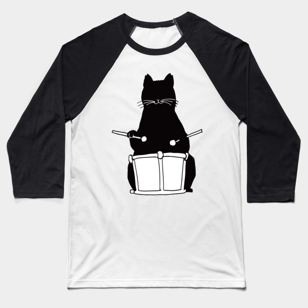 Black Cat Snare Drums Emoji Funny Drumming Gift Drum Cat