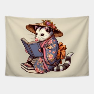 Reading possum Tapestry