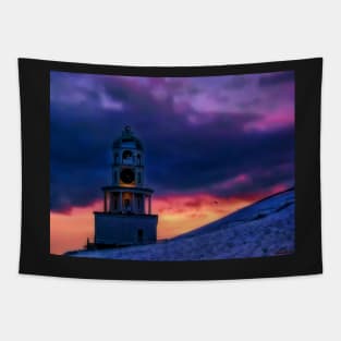 Winter Sunset Tapestry