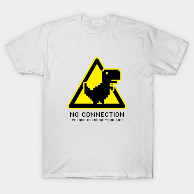 Dinosaur Game no internet ,T-Rex Game Unisex recycled t-shirt