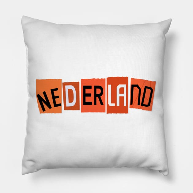 Nederland / Netherlands Pillow by scotmccormack