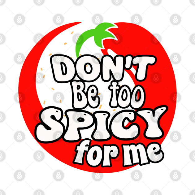 Don't Be Too Spicy: Chili Pepper Harmony in Red, White, and Orange by PopArtyParty