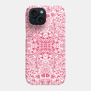 LEAF RED AURORA Phone Case