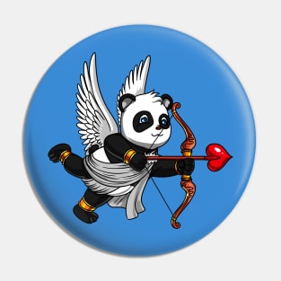 Panda Bear Cupid Pin