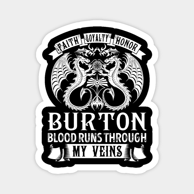 BURTON Magnet by T-shirt with flowers