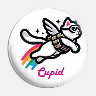 Tactical Cupid Cat Pin