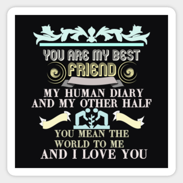 National Best Friends Day You Are My Best Friends Best Friends Sticker Teepublic Uk