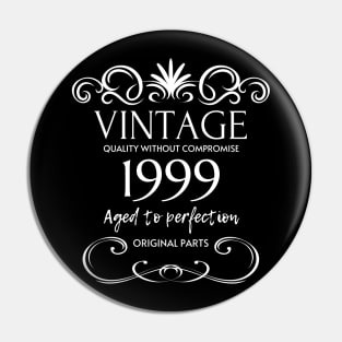 Vintage 1999 - Birthday Gift For Men Pin