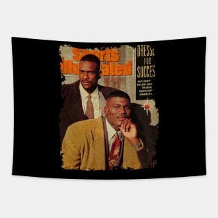 Stacey Augmon and Larry Johnson - Dressed For Succes, 1990 Tapestry