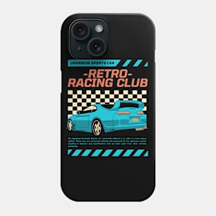 Retro Racing Club Japanese Sports Car Phone Case