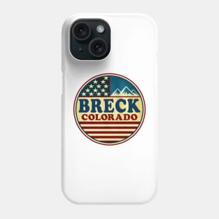 Skiing Breck Colorado Ski Breckenridge Phone Case