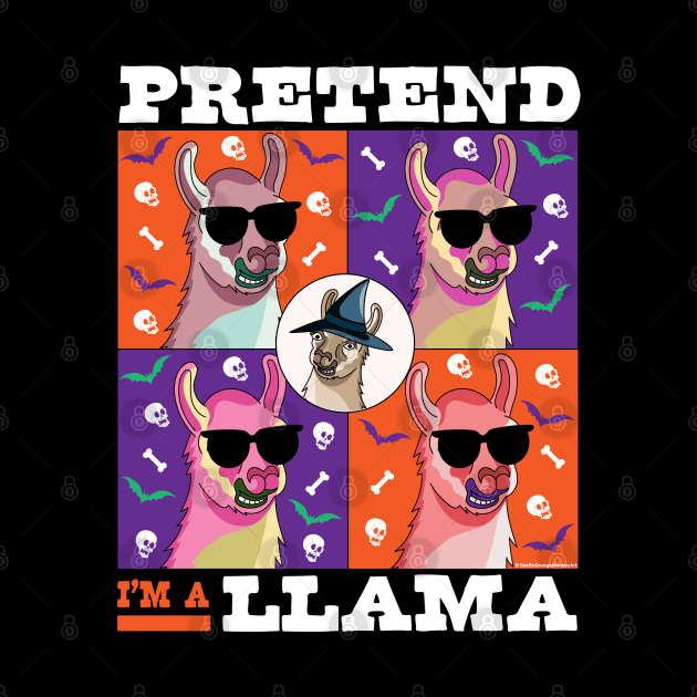 Pretend I'm a Llama Halloween Costume Lazy Easy by OrangeMonkeyArt