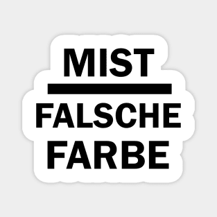 doofer Montag Spruch lustig Männer Frauen Farbe Magnet