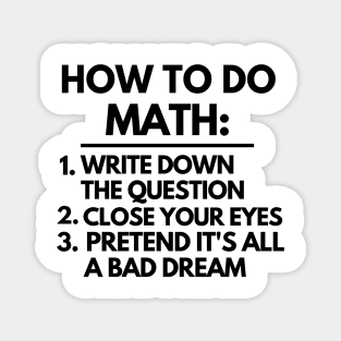 How to do math Magnet