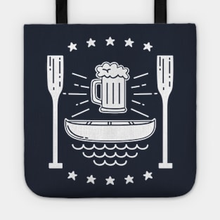 Kayak and Beer - Funny Paddle Crew Canoe Tote