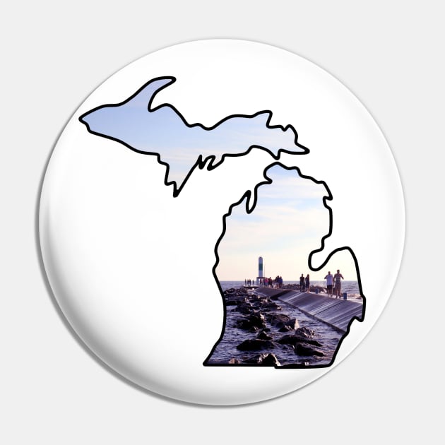 Michigan Pier Pin by MissOstrich