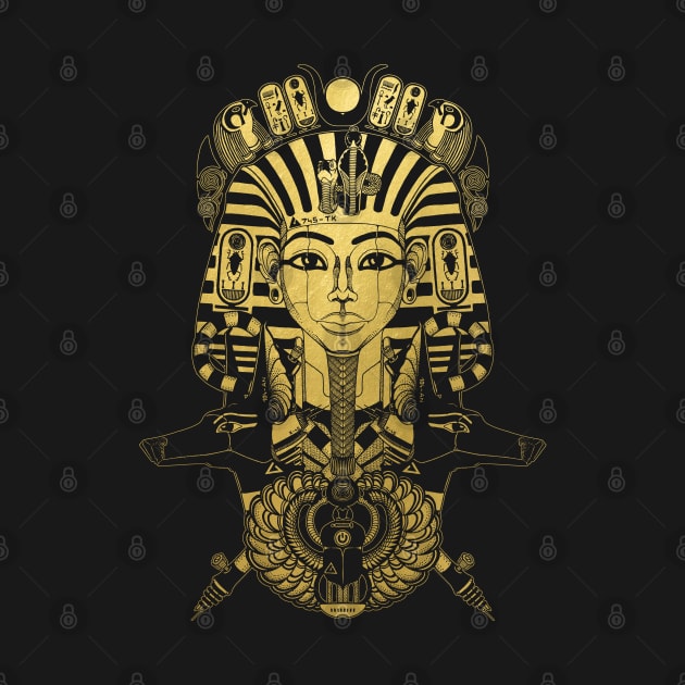 Robotic Tutankhamun - Golden by ToleStyle