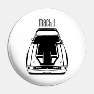 Ford Mustang Mach 1 1971-1972 - Black Stripe Pin