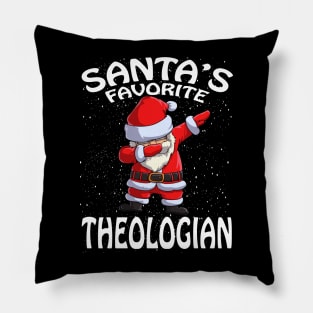 Santas Favorite Theologian Christmas Pillow