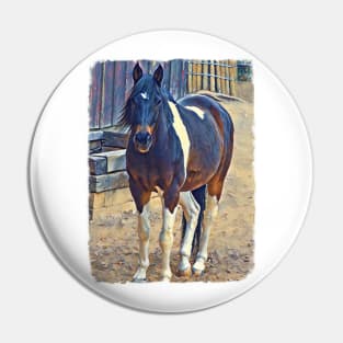 American Paint Horse Pin