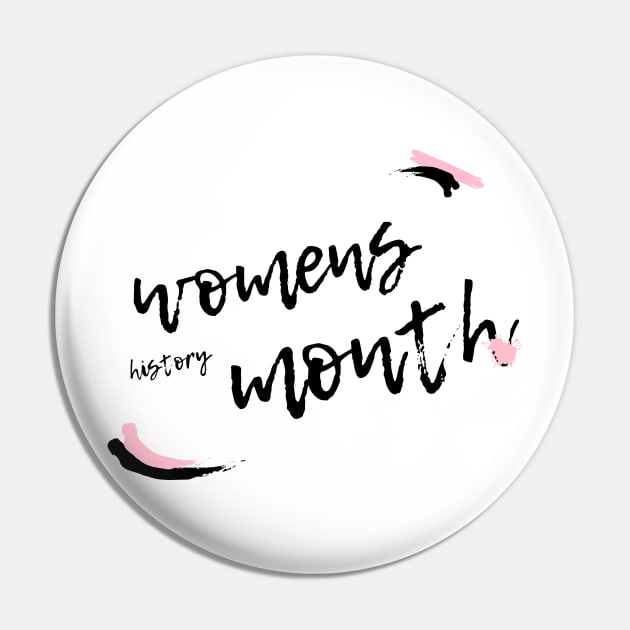 Women's History Month Pin by yassinebd