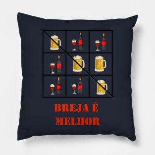 Cerveja - jogo da velha Pillow