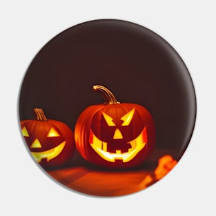 Halloween Pumpkin Jack-o’-lantern Pin