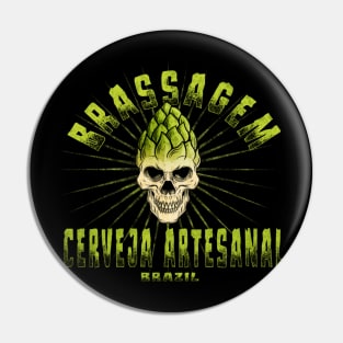 Brassagem Cerveja Artesanal Brazil Pin