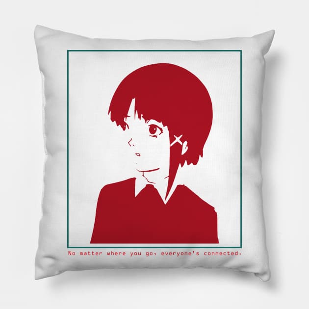 No matter where you go, everyone's connected. v3 Pillow by RAdesigns