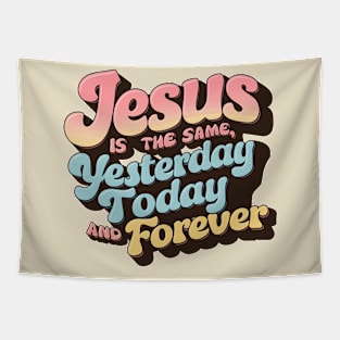 Timeless Jesus Affirmation Design Tapestry