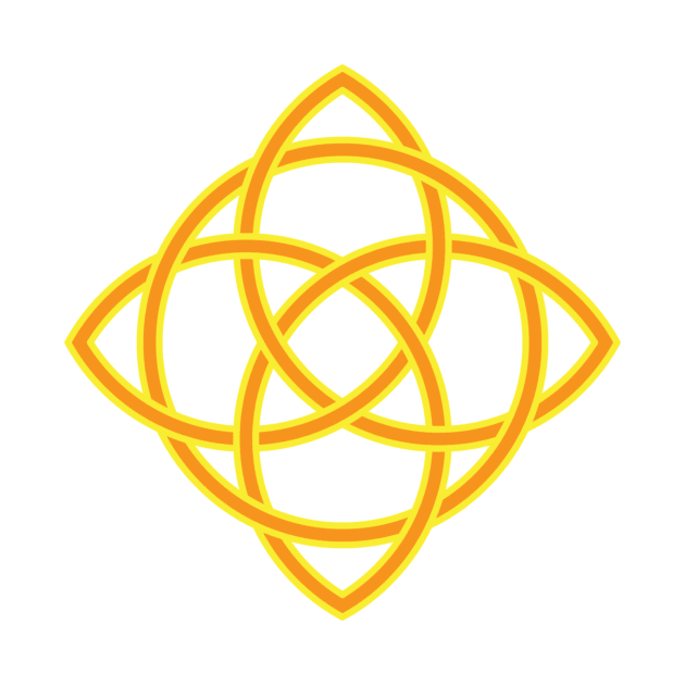 Gold Celtic Knot by sciencenotes