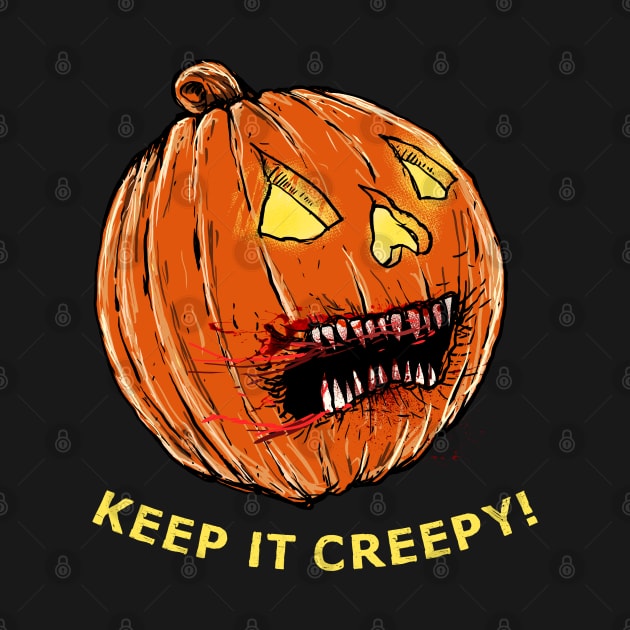 Evil Pumpkin Keep it Creepy by DeathAnarchy