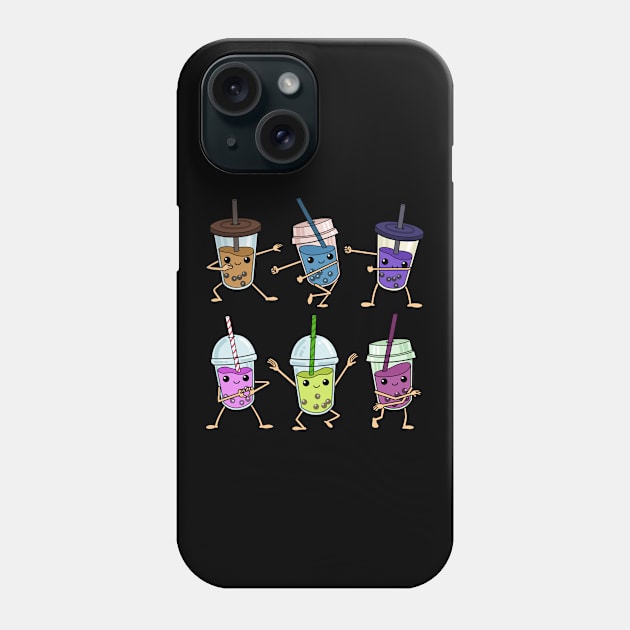 Funny Bubble Tea Gift Kids Boba Tea Bubble Tea Phone Case by PomegranatePower