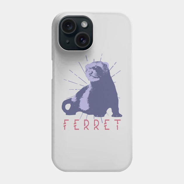 Ferret Phone Case by KokaLoca