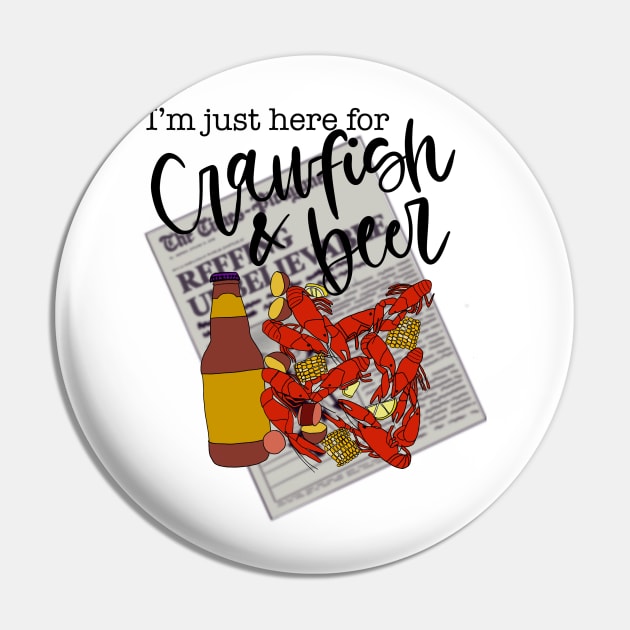 Crawfish & beer Pin by AlliCatz