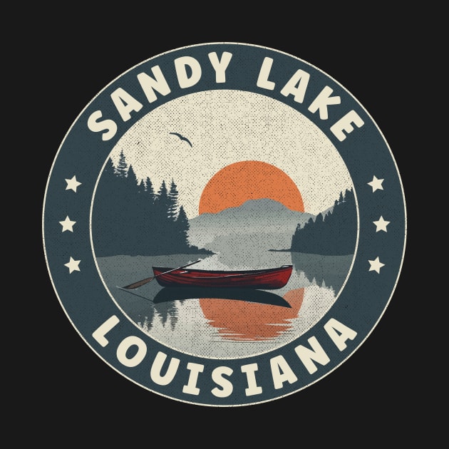 Sandy Lake Louisiana Sunset by turtlestart