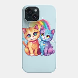 Purrfect Spectrum - Colorful Cats Phone Case