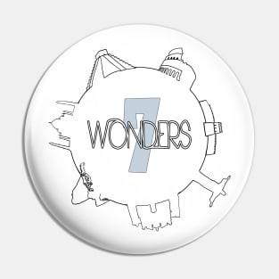 7 Wonders Pin